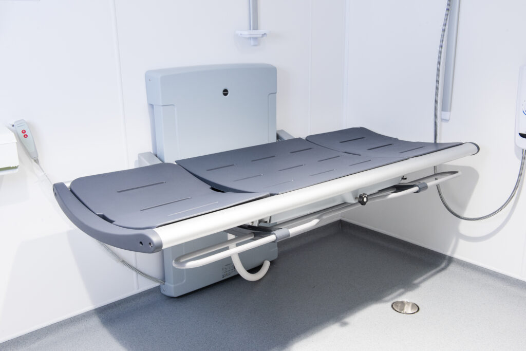 Fixed changing bench for Changing Places