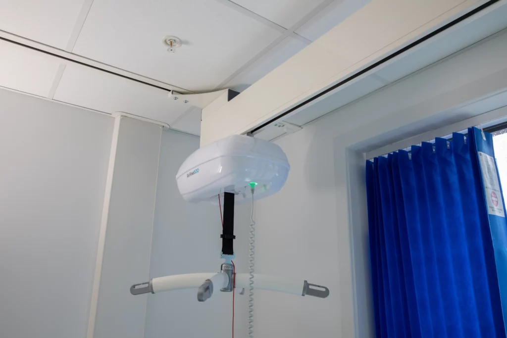 AirRise 500 bariatric hoist at Llanfrechfa Grange Hospital
