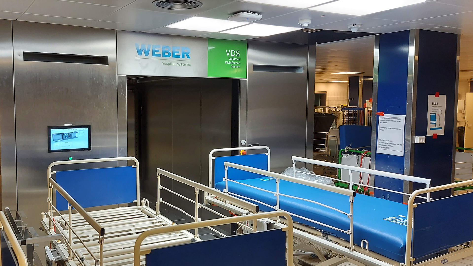Herlev Hospital Bed Washing System