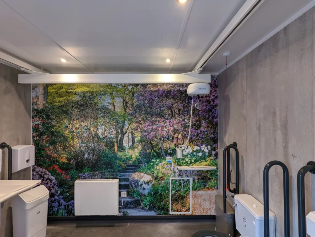 Modular Changing Places at RHS Harlow Carr.