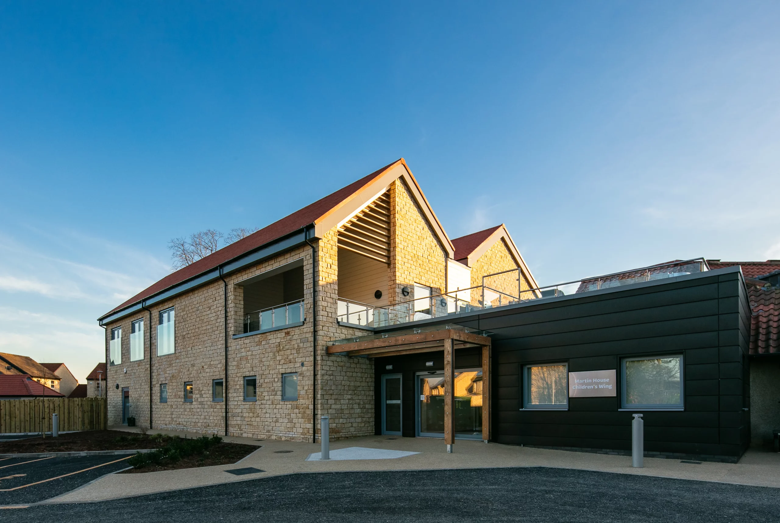 Martin House Children's Hospice New Build Entrance